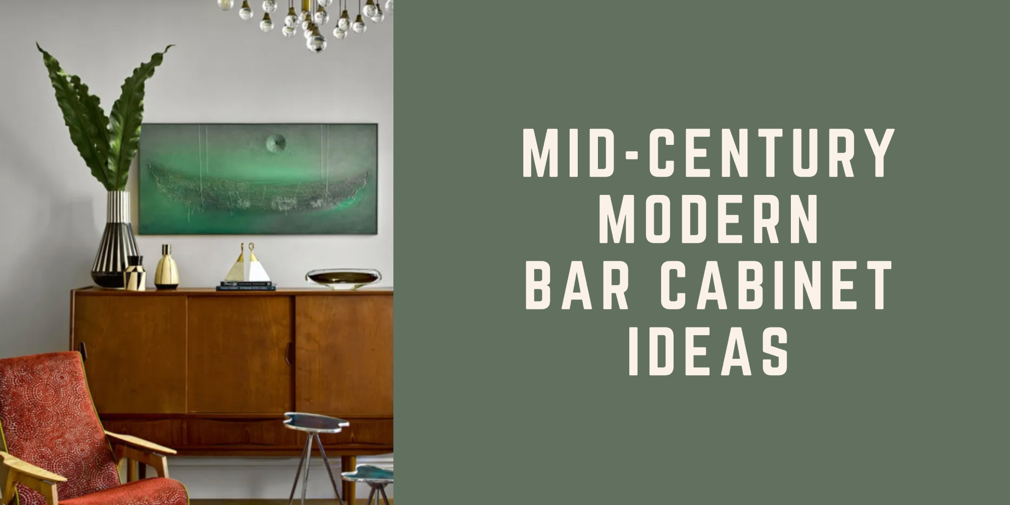 Mid Century Modern Bar Cabinet Ideas - Home Bars USA