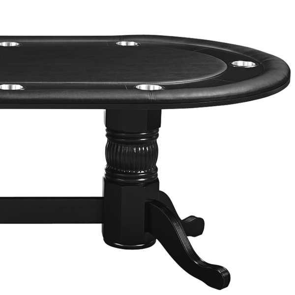 RAM Game Room 84" Texas Hold 'em Game Table Poker Tables Home Bars USA