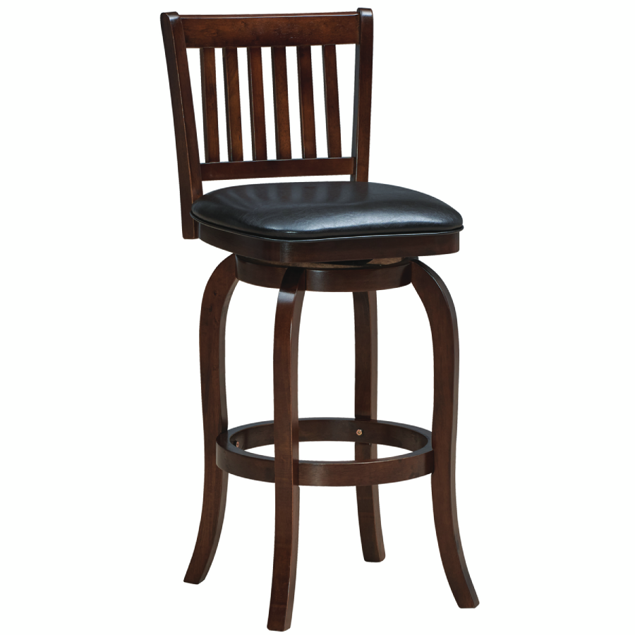 RAM Game Room Backed Bar Stool in Cappuccino - Home Bars USA