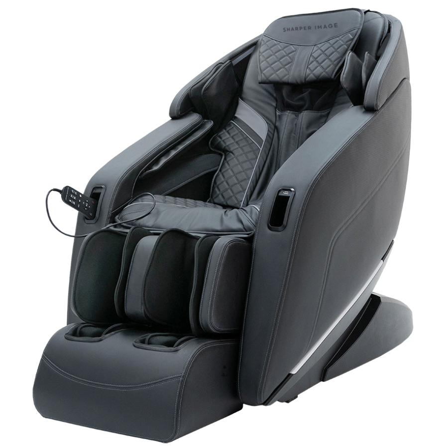 Sharper Image Axis 4D Massage Chair in Black - Home Bars USA