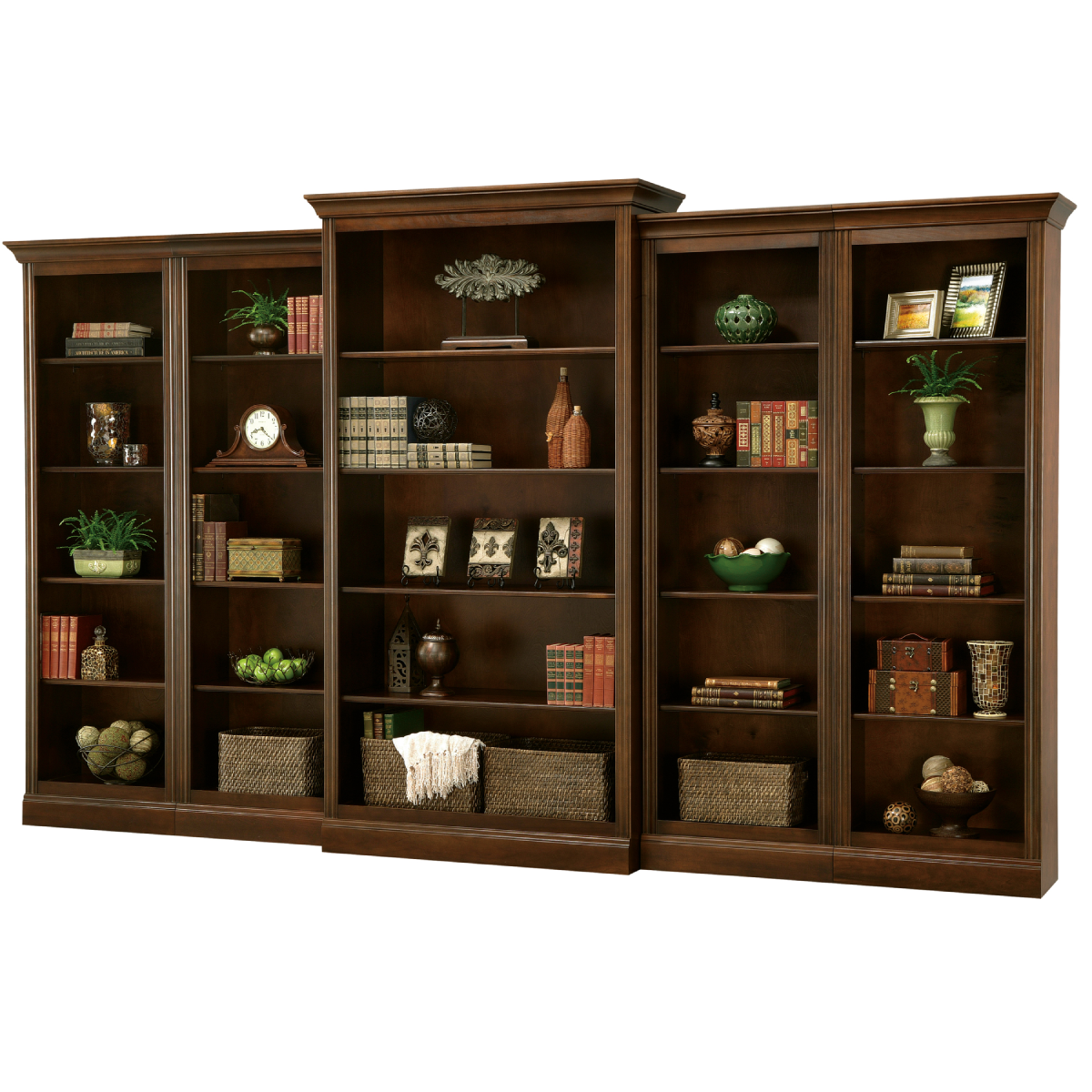 Howard Miller Bunching Bookcase 920005 - Home Bars USA