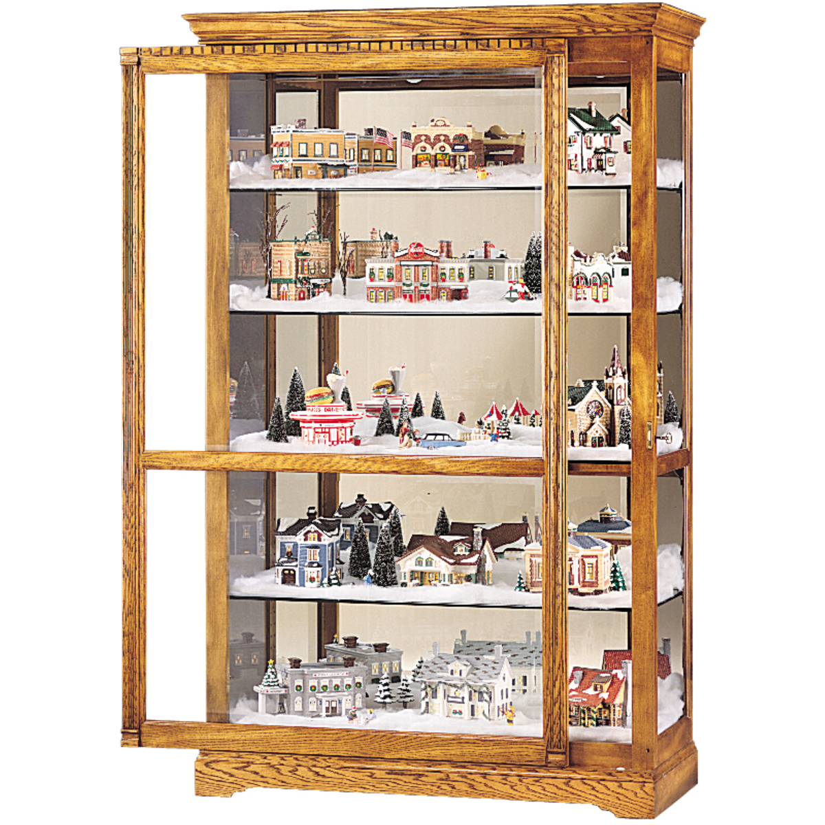 Howard Miller Parkview Curio Cabinet 680237 - Home Bars USA