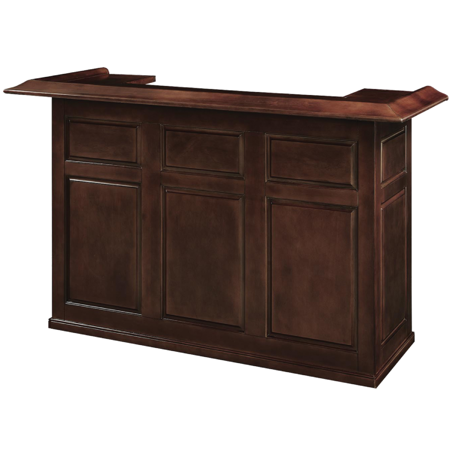 RAM Game Room 72" Home Bar in Cappuccino - Home Bars USA