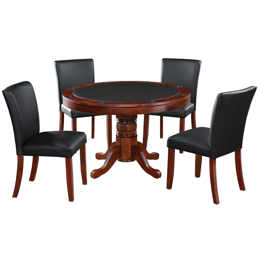RAM Game Room Dining Game Chair in English Tudor  - poker chair - Home Bars USA