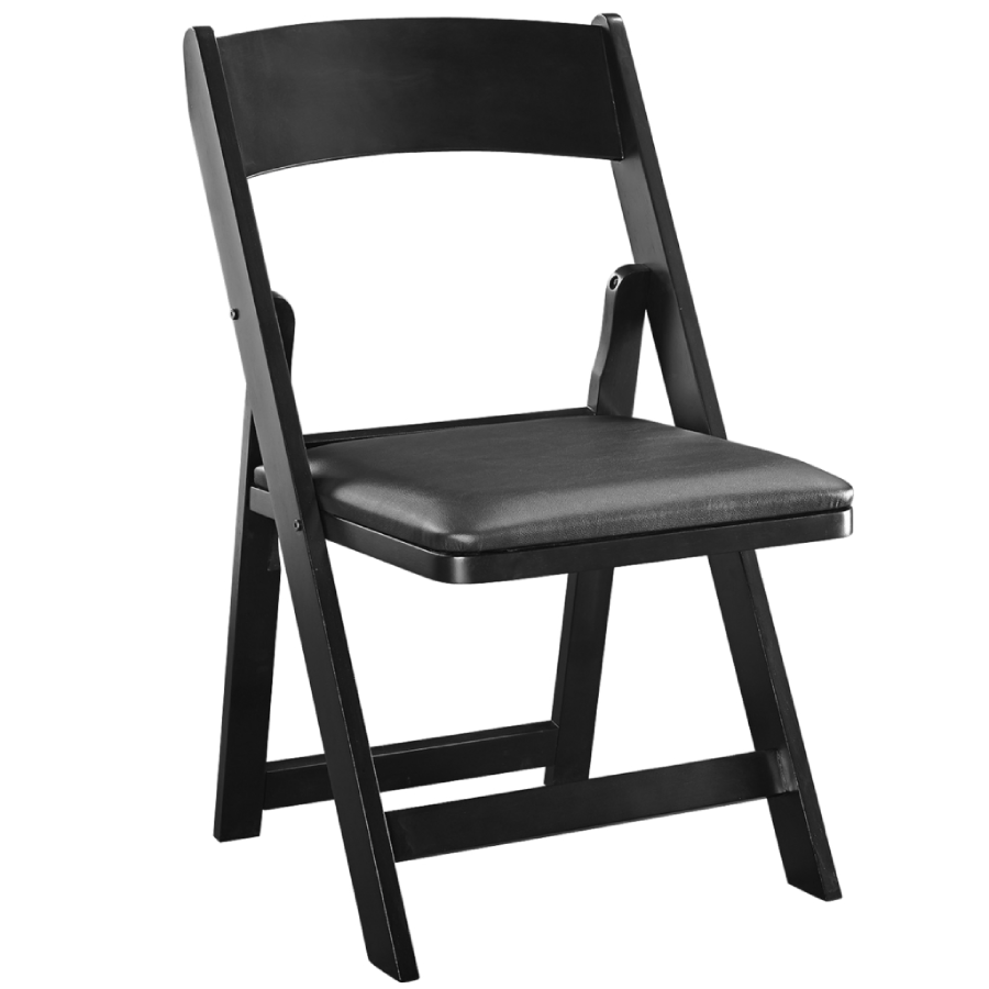 RAM Game Room Folding Game Chair in Black - poker chair - Home Bars USA