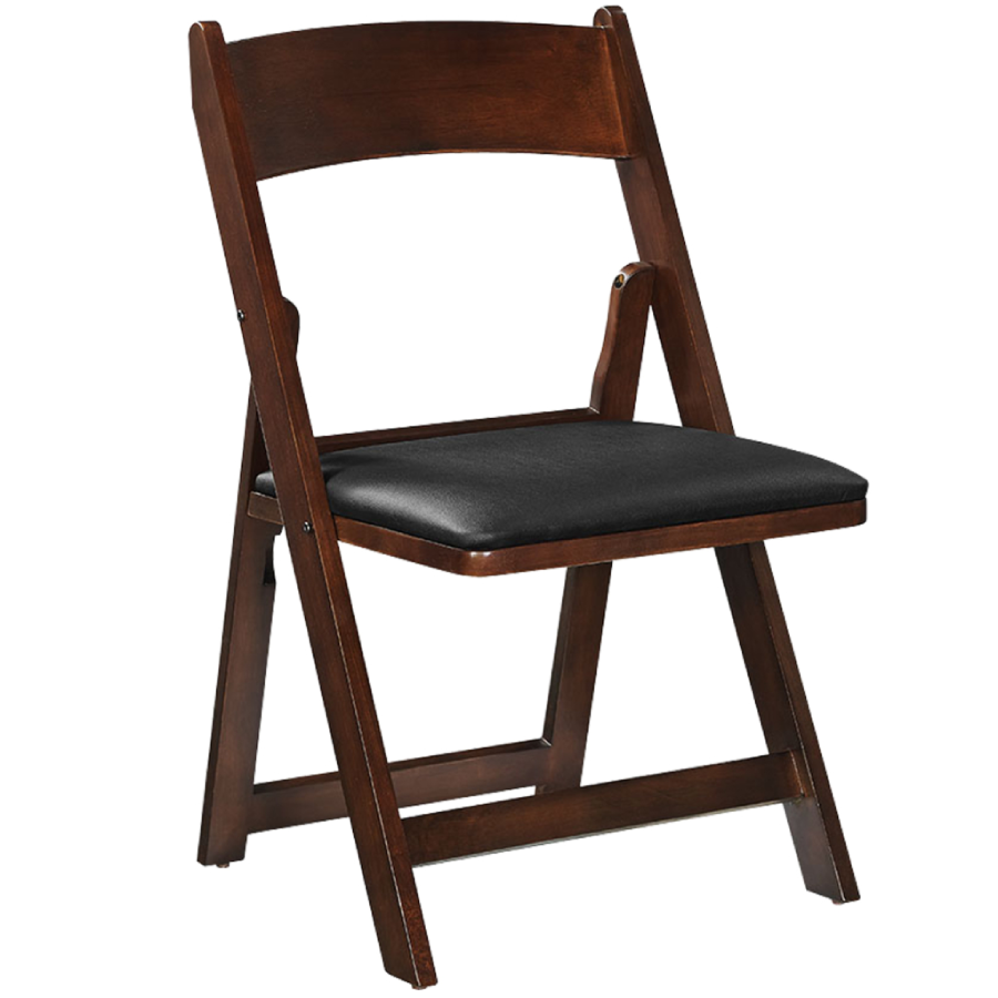 RAM Game Room Folding Game Chair in Cappuccino - poker chair - Home Bars USA