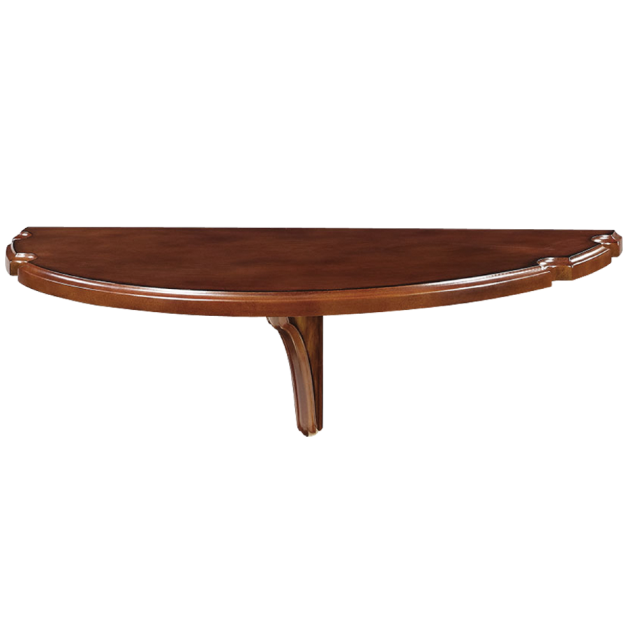 RAM Game Room Wall Mounted Bar Table in Chestnut - Home Bars USA