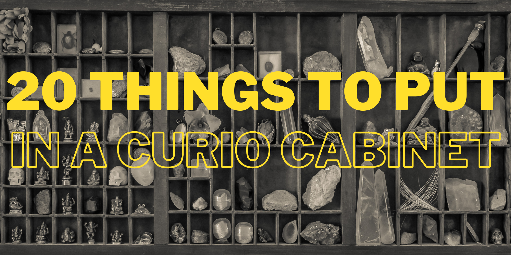 20 Things to Put in a Curio Cabinet - Home Bars USA