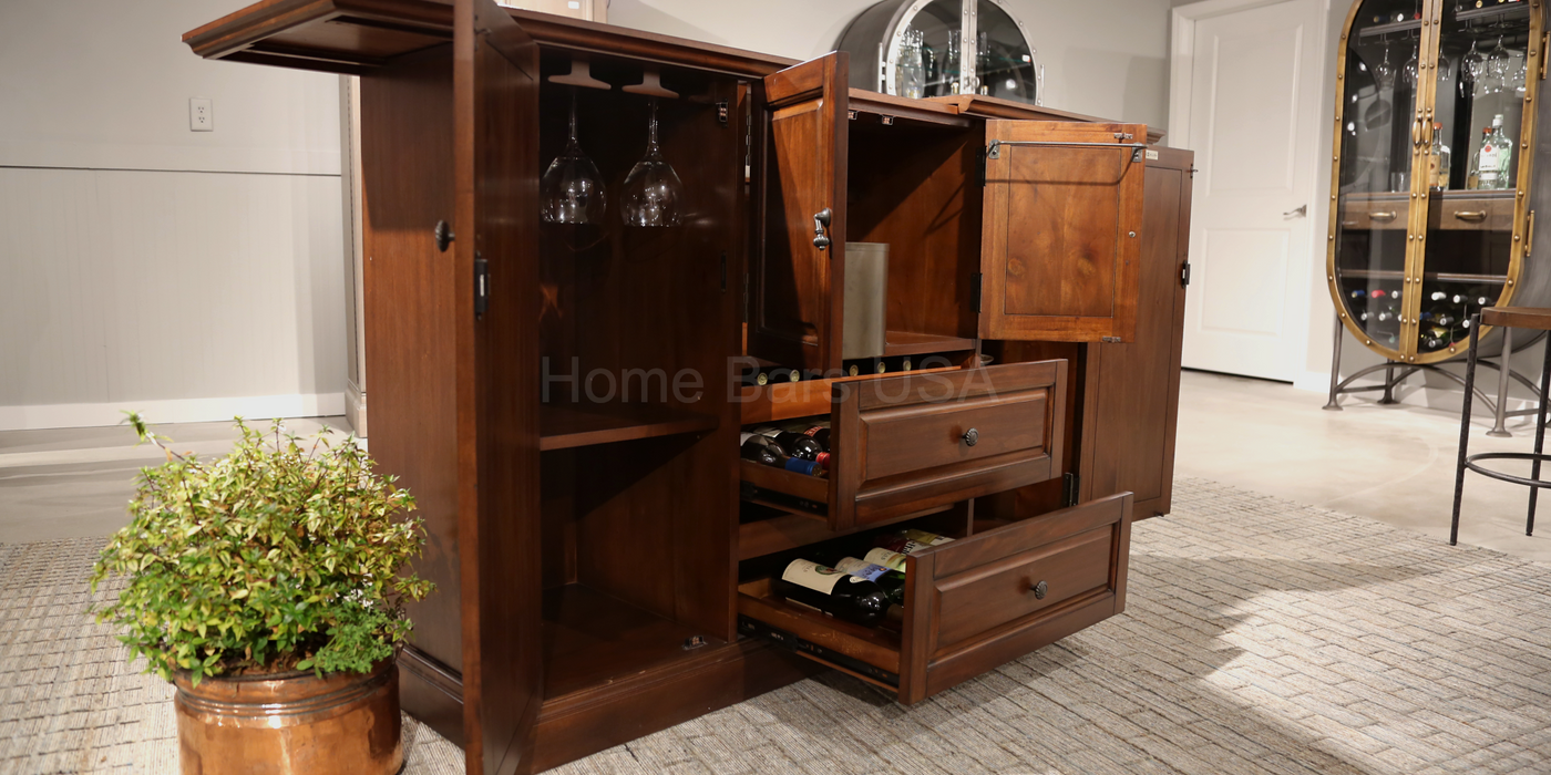 Expandable Bar Cabinet | Home Bars USA