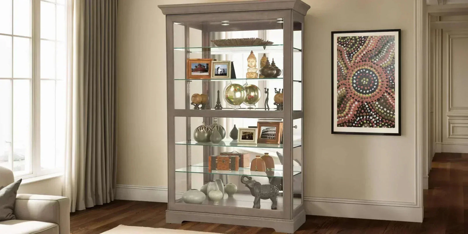 Can You Put a Curio Cabinet in a Bedroom?