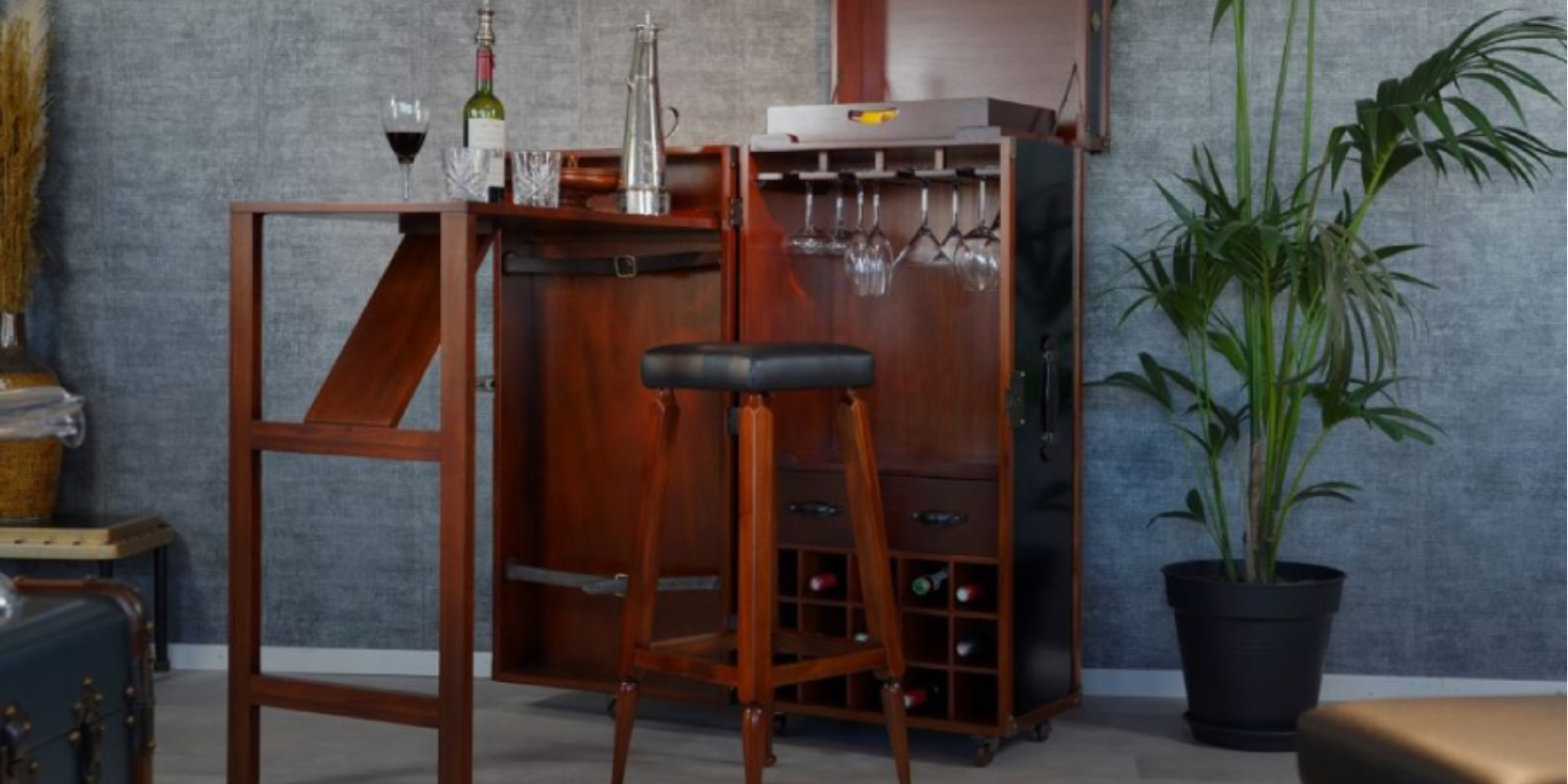 Home Bars with Stools
