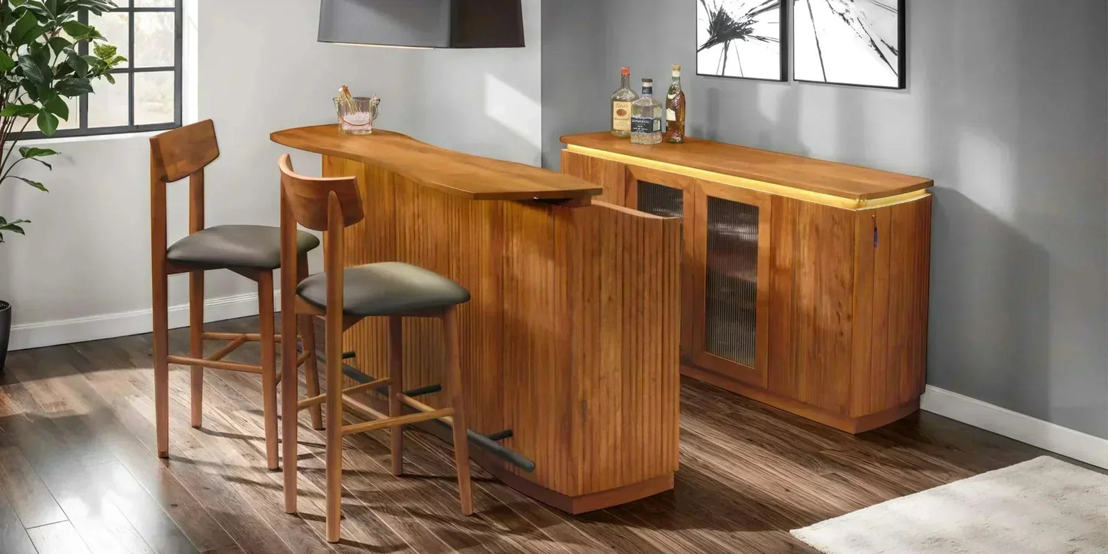 Mini Home Bar Designs Interiors: Invest In A Bar Or Drinks Trolley To