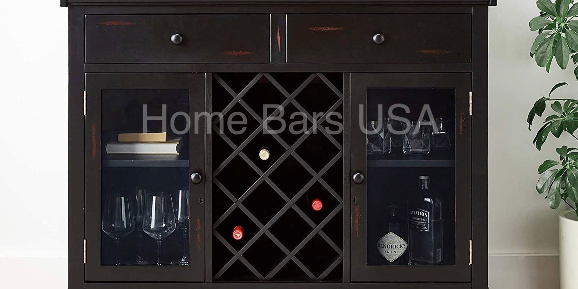 Wood Bar Cabinet - Home Bars USA