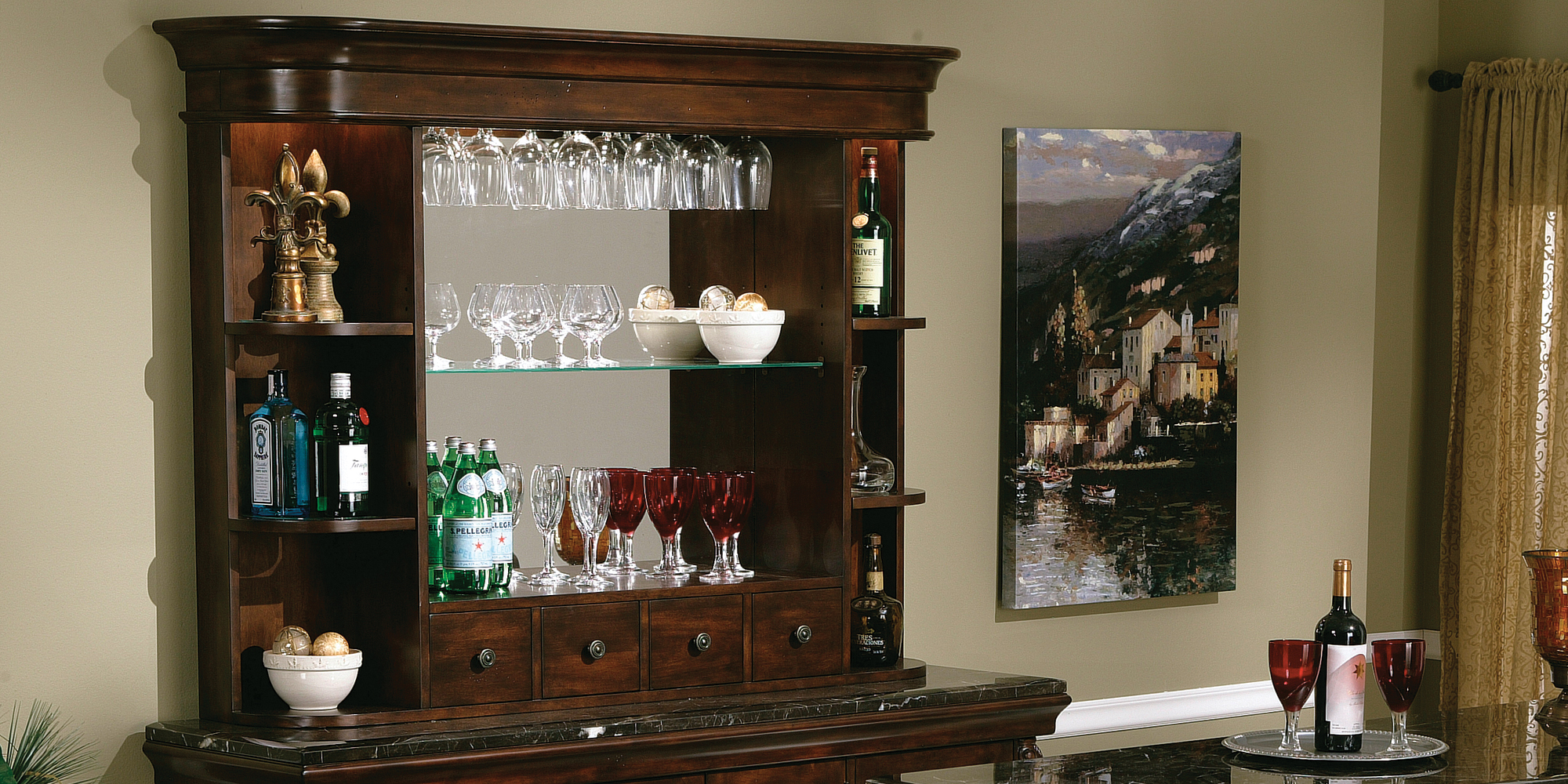 A Wall Bar Cabinet That Complements Your Decor