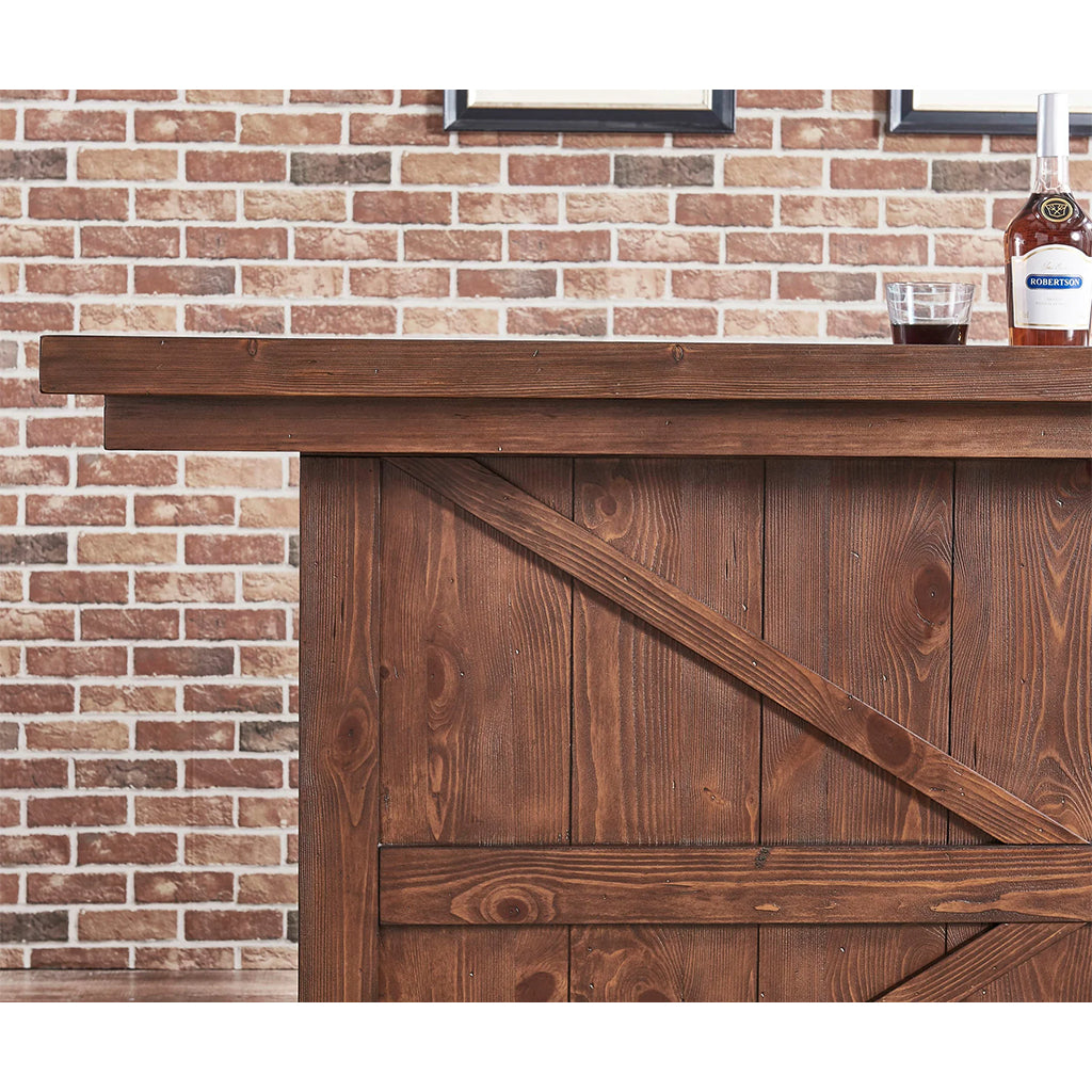 American Heritage Bristol Home Bar in Harvest details - Home Bars USA