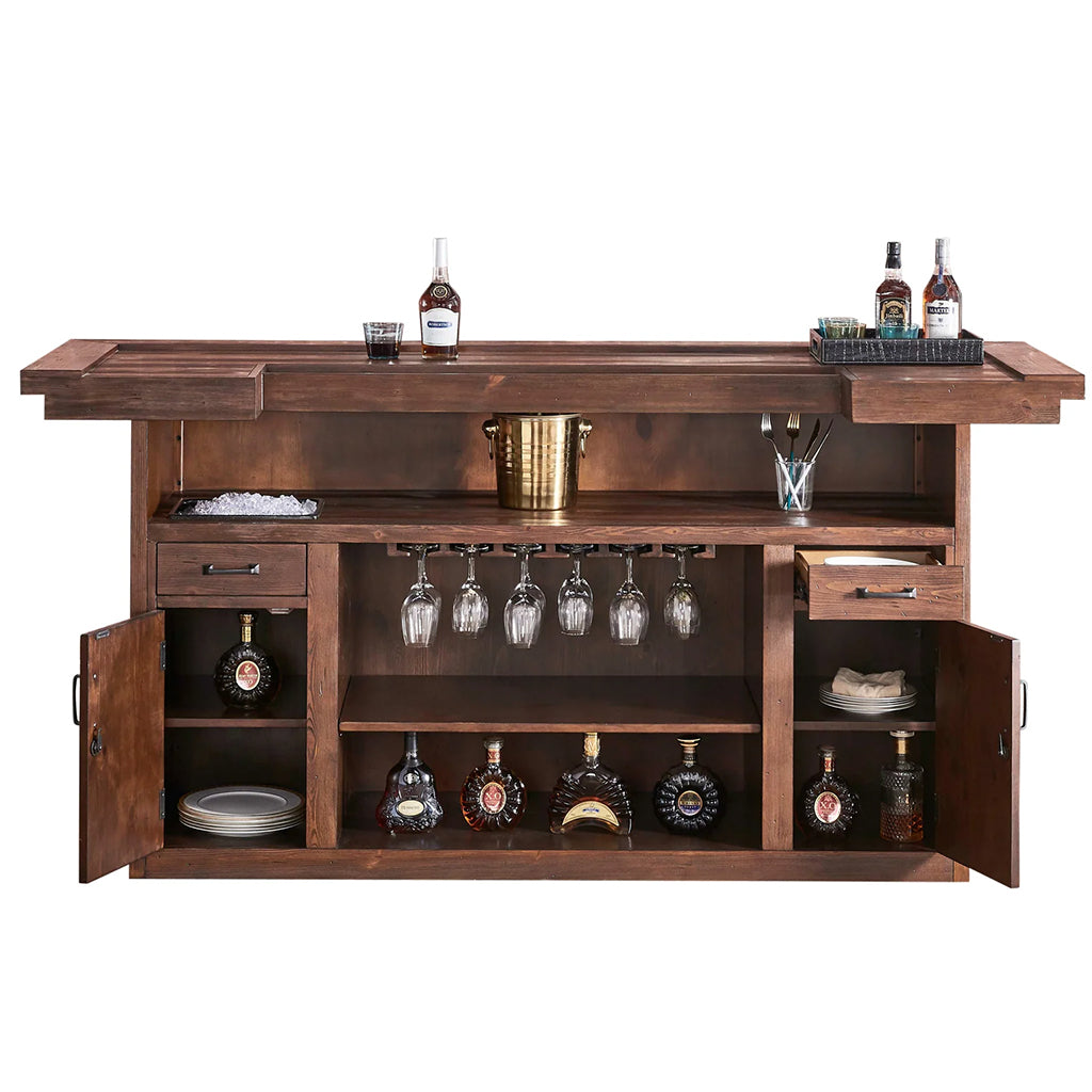 American Heritage Bristol Home Bar in Harvest - Home Bars USA