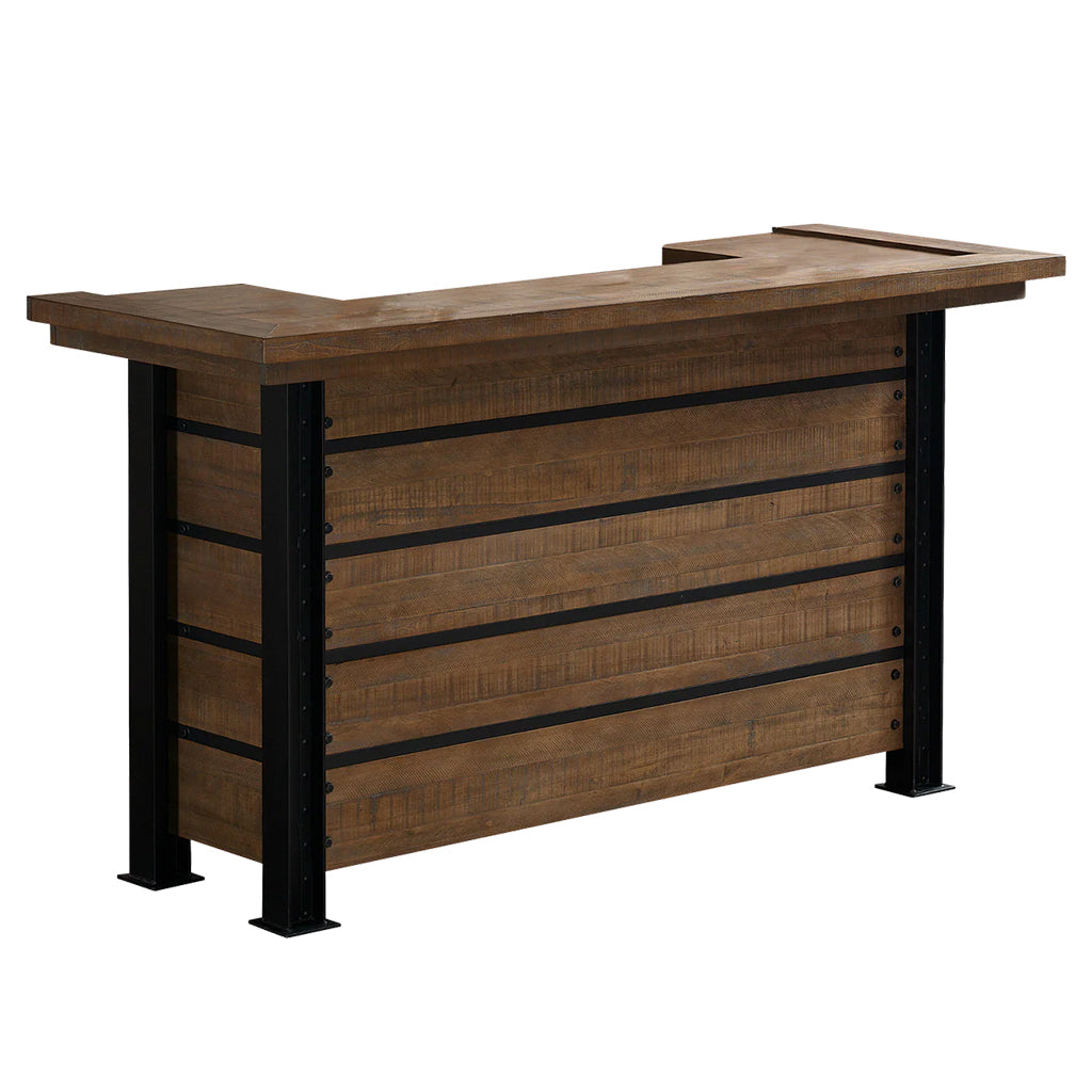 American Heritage Gateway Home Bar in Reclaimed finish - Home Bars USA