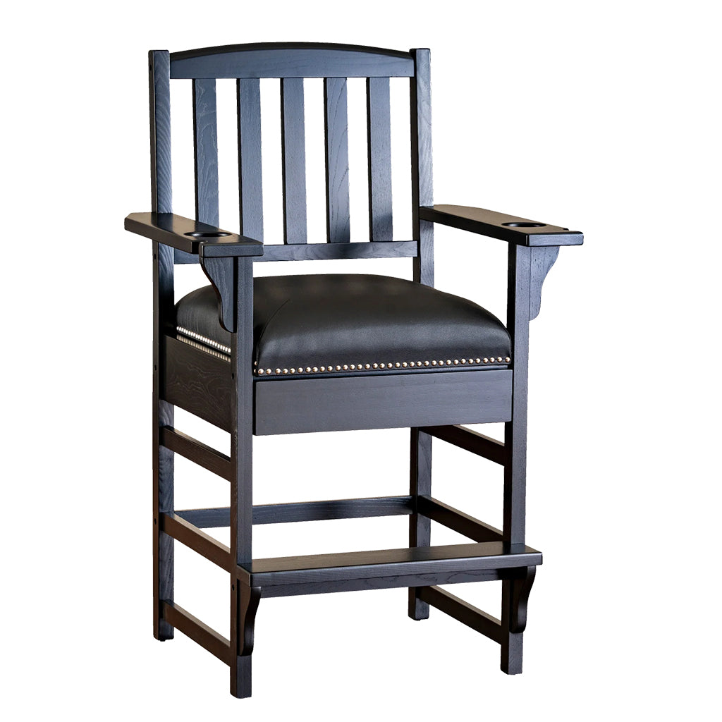 American Heritage King Player Chair in Black - Home Bars USA