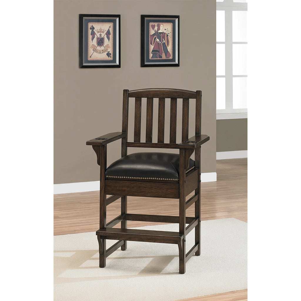 American Heritage King Player Chair in Riverbank in interior design - Home Bars USA