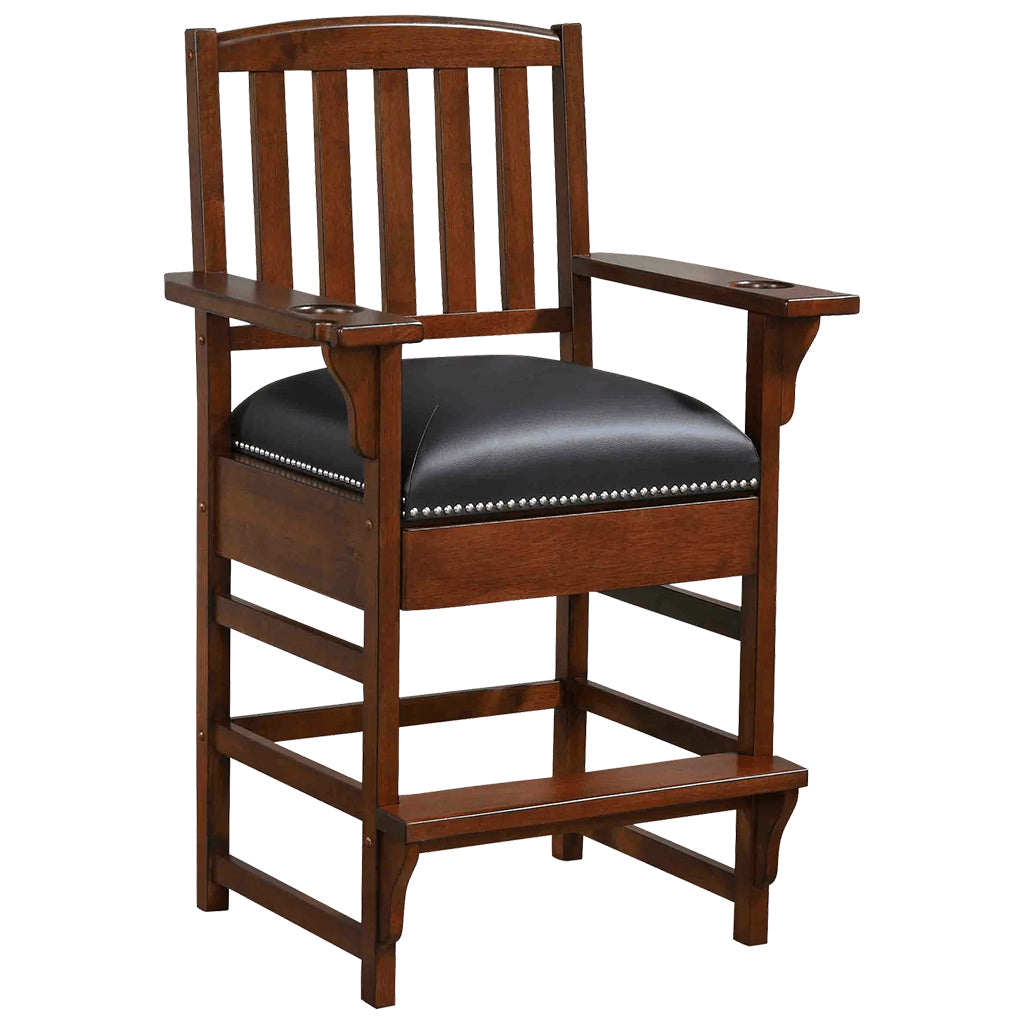 American Heritage King Player Chair in Suede - Home Bars USA