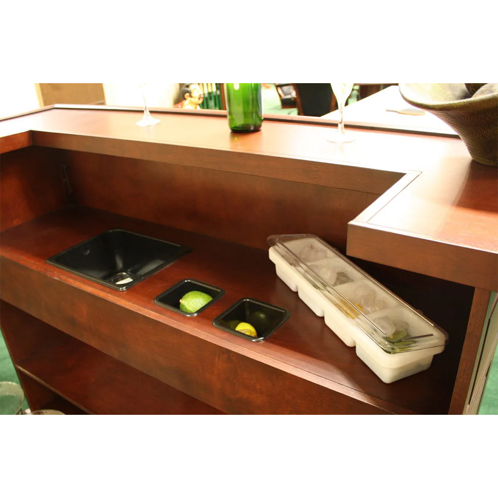 American Heritage Lexington Home Bar in English Tudor details - Home Bars USA