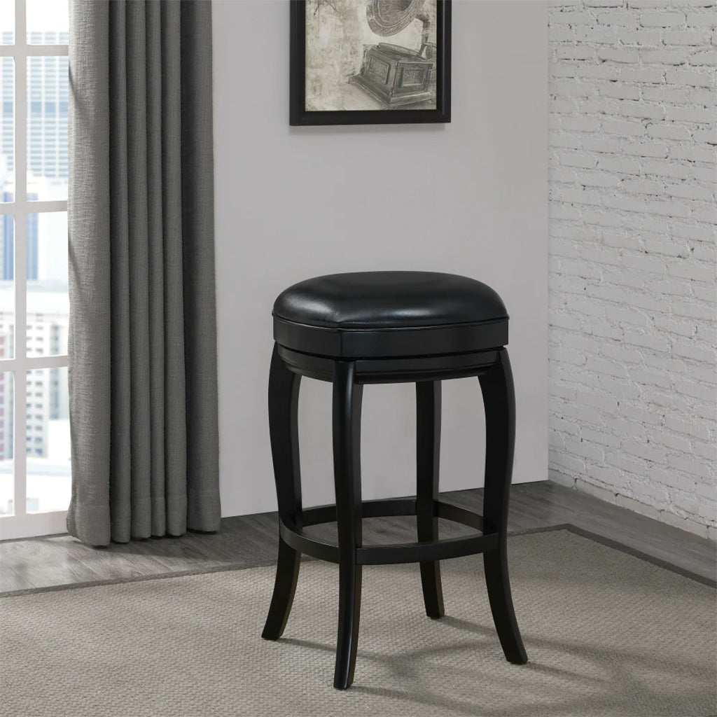 American Heritage Madrid Bar Stool in Black in interior design - Home Bars USA