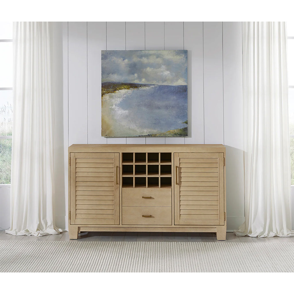 American Heritage Port Royal Bar Console in White Oak in interior design - Home Bars USA