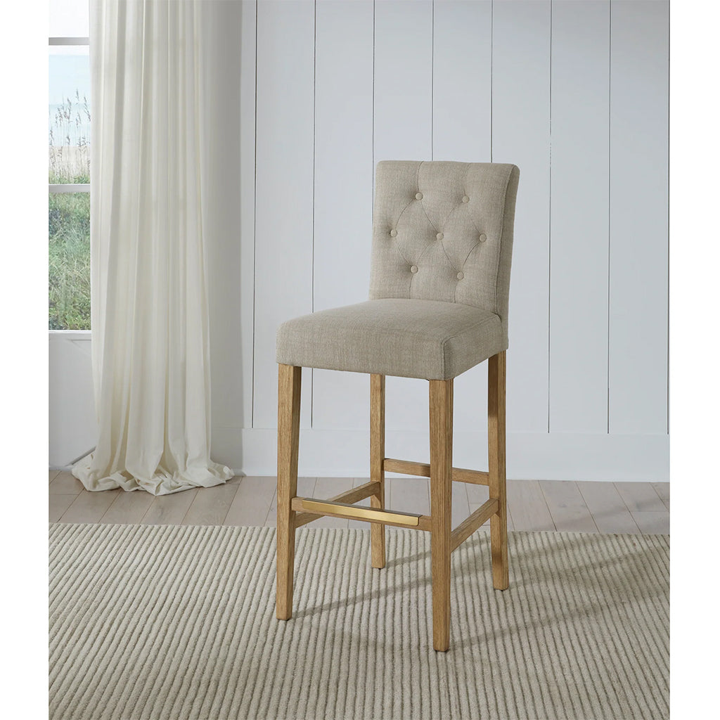 American Heritage Port Royal Bar Stool in White Oak in interior design - Home Bars USA