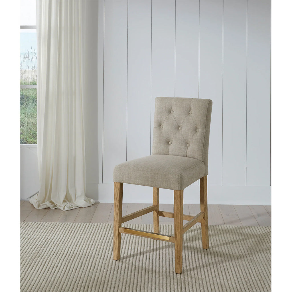 American Heritage Port Royal Counter Stool in White Oak in interior design - Home Bars USA