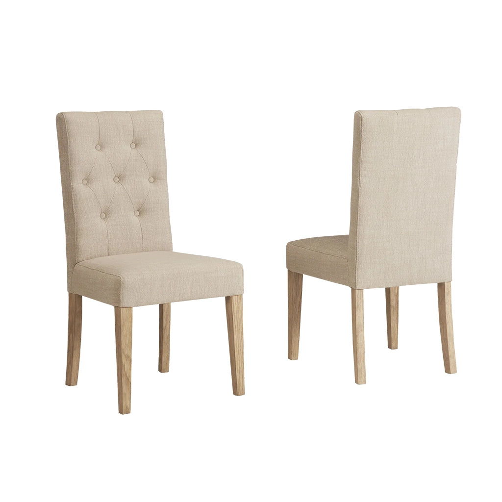 American Heritage Port Royal Dining &amp; Game Chair in White Oak front and back - ome Bars USA