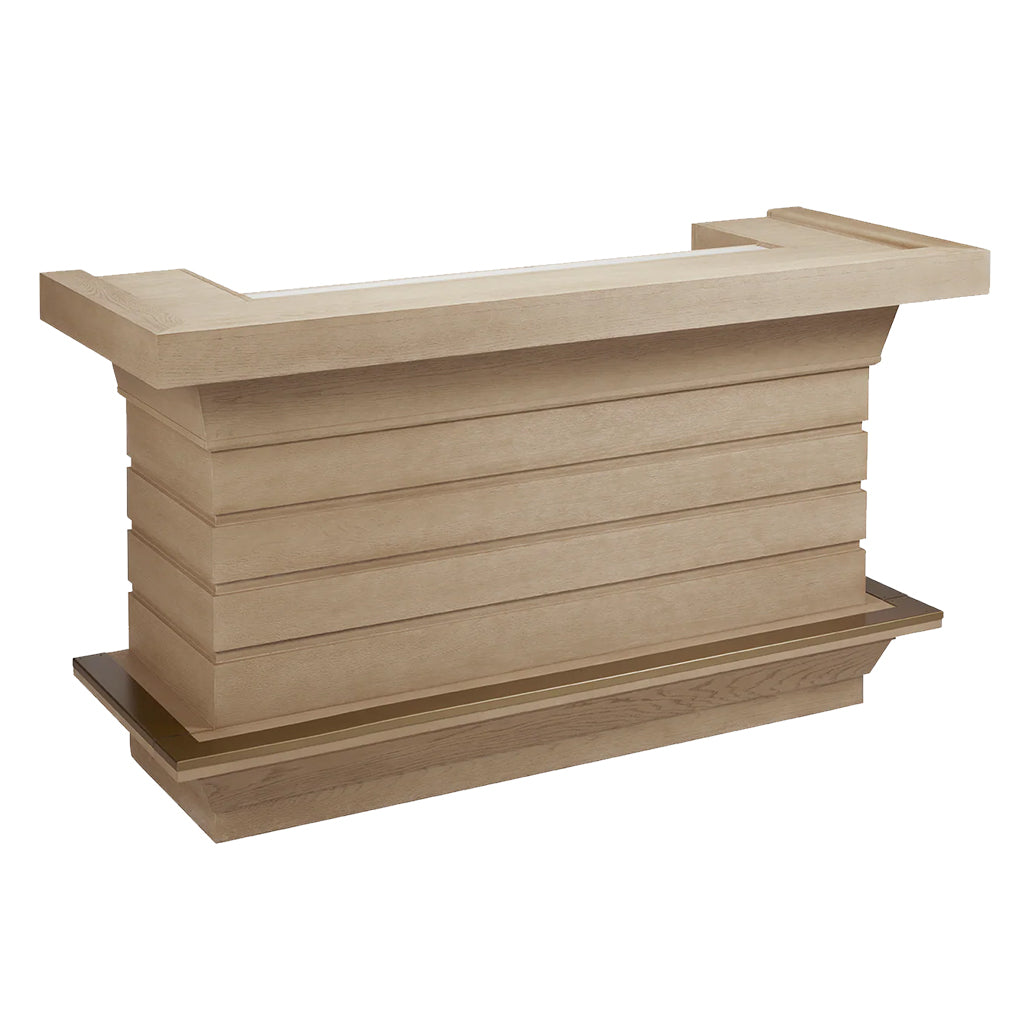 American Heritage Port Royal Home Bar in White Oak - Home Bars USA