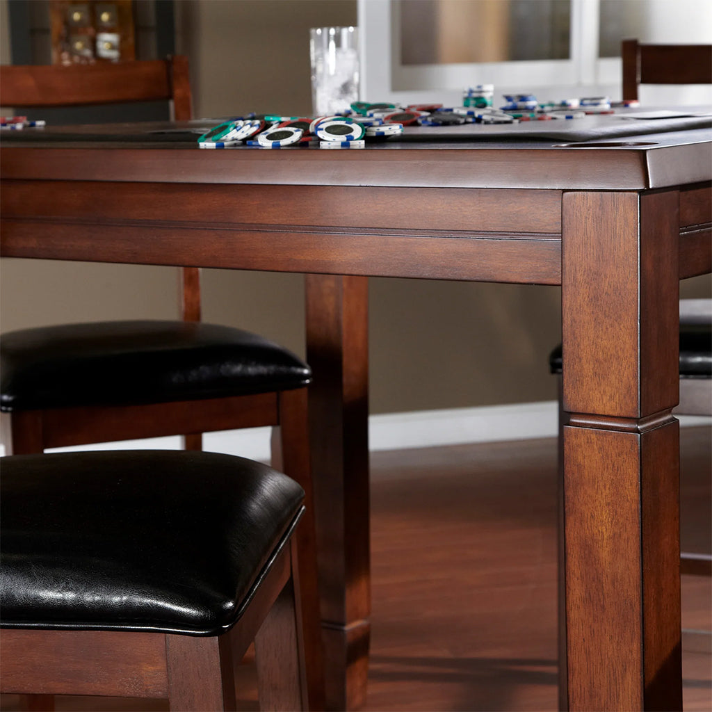 American Heritage Rosa Game Table details - Home Bars USA