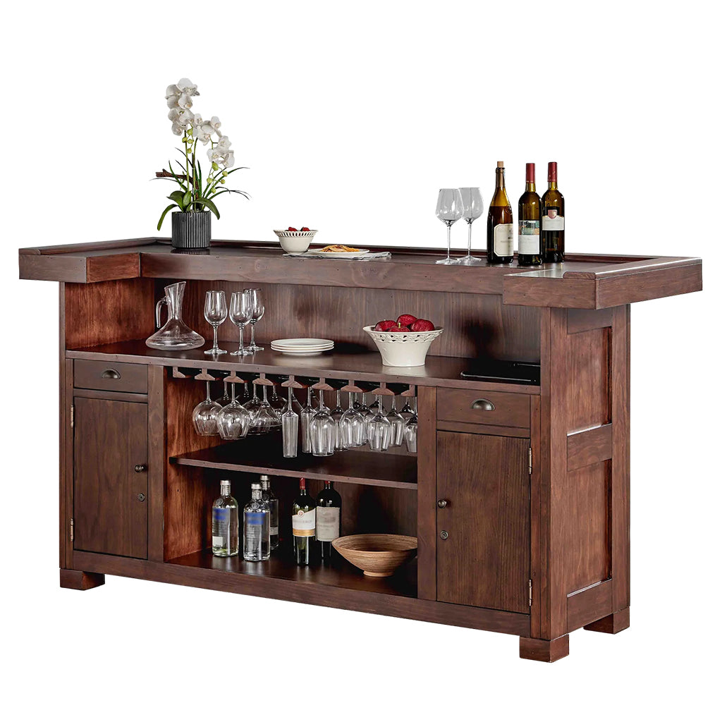 American Heritage Savannah Home Bar in Sable - Home Bars USA