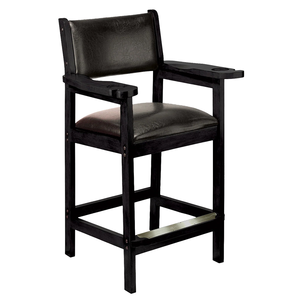 American Heritage Spectator Chair in Black - Home Bars USA