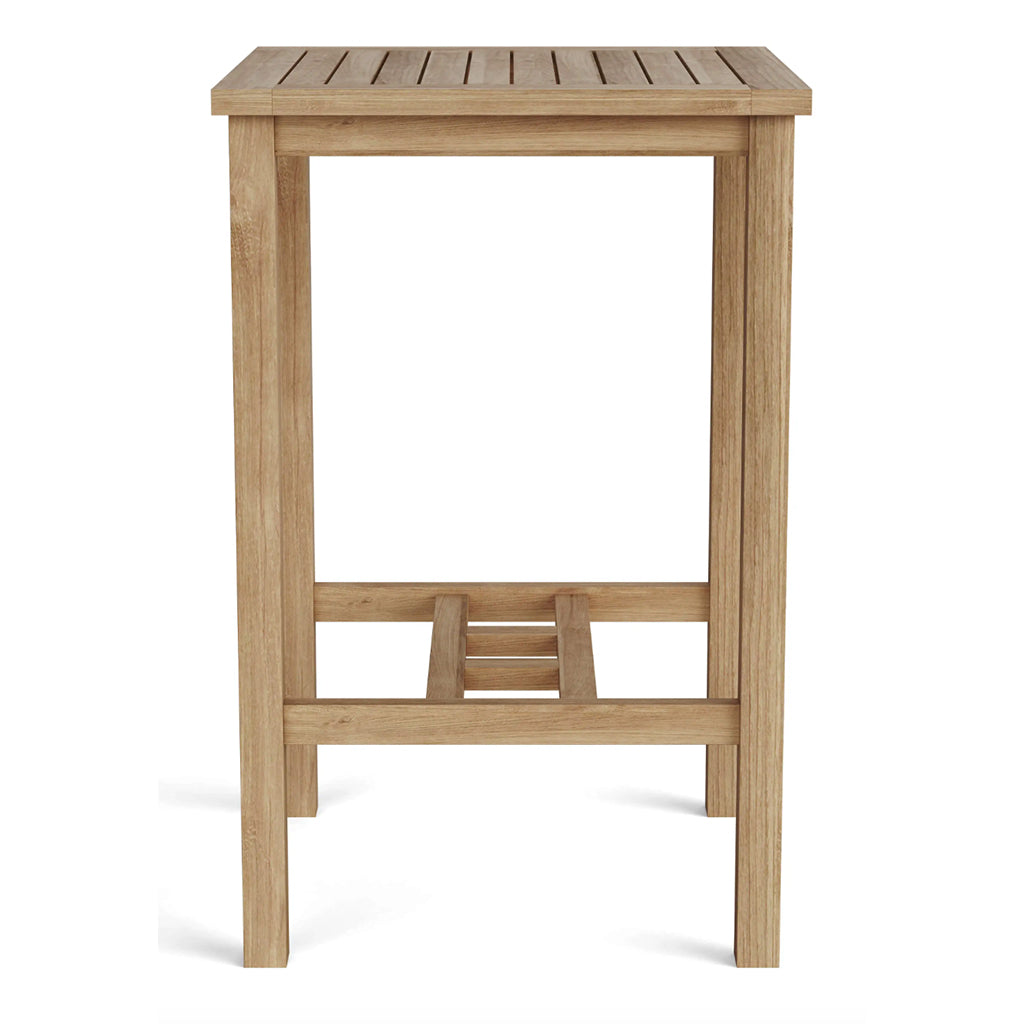 Anderson Teak Avalon 27&quot; Square Outdoor Bar Table side - Home Bars USA