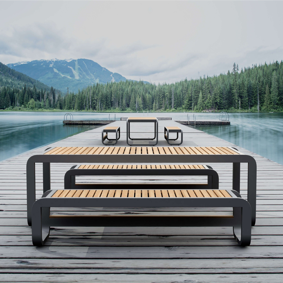 Anderson Teak Monza Bar Table Set - Home Bars USA