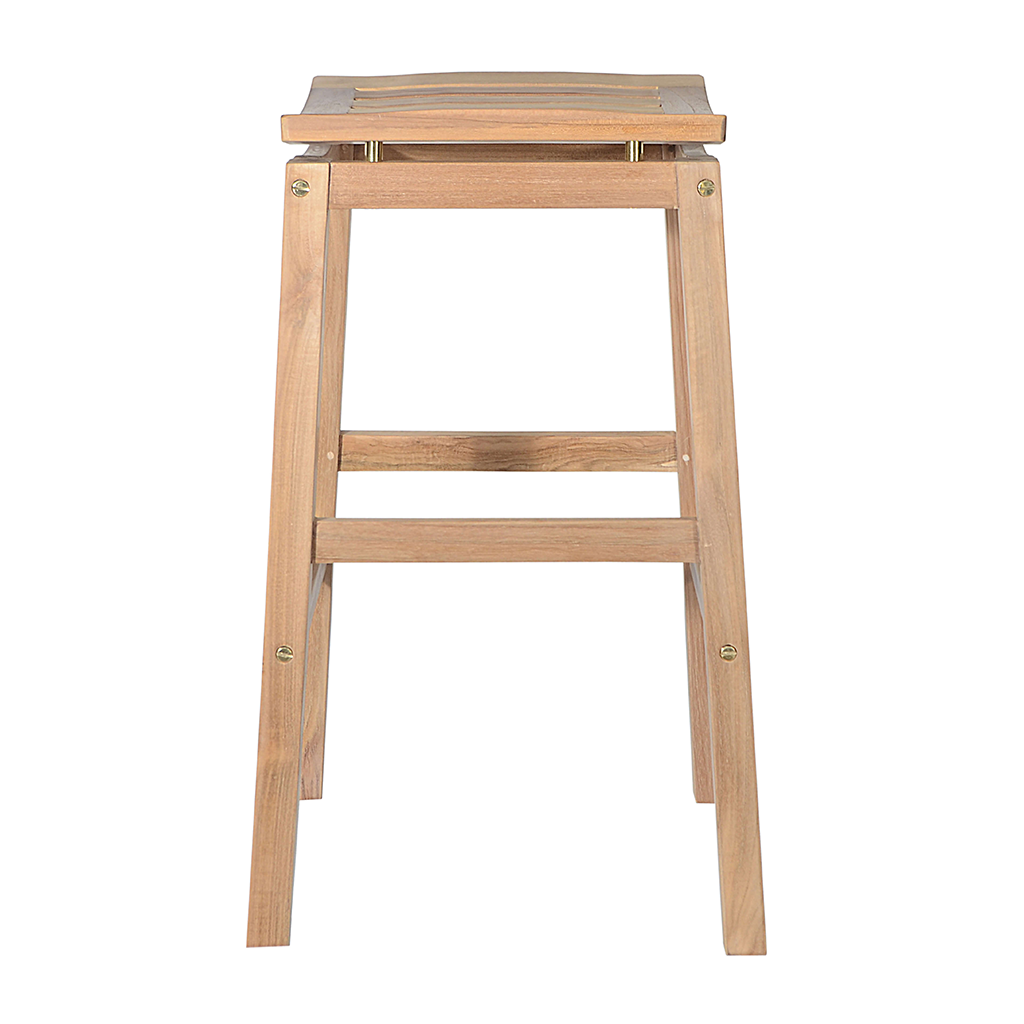 Anderson Teak Winston Backless Bar Stool side - Home Bars USA