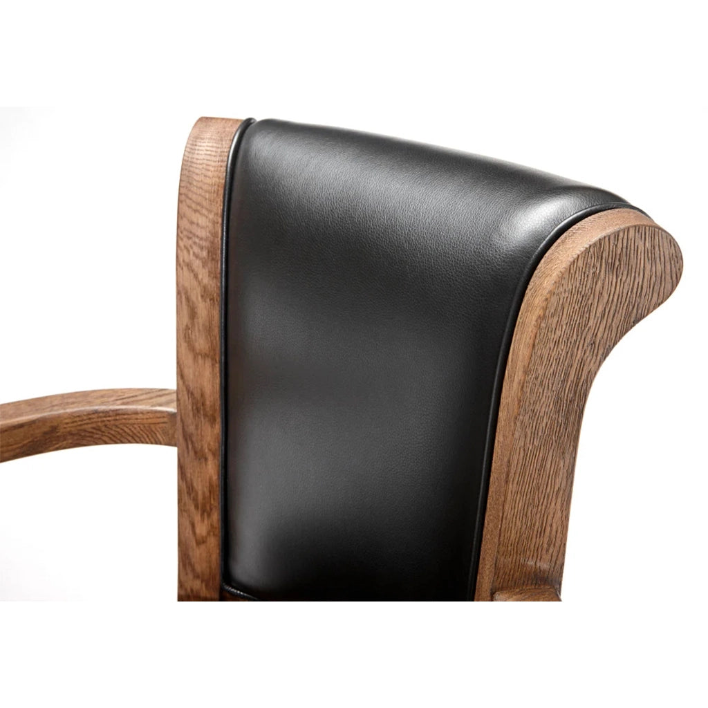 Brunswick Centennial Classic Bar Stools in Rustic Dark Brown (Set of 2) back - Home Bars USA
