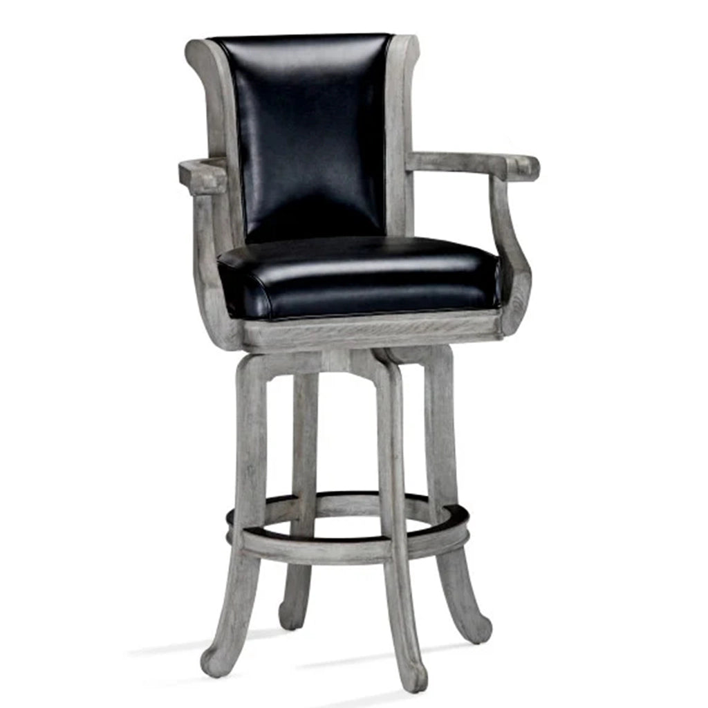 Brunswick Centennial Classic Bar Stools in Rustic Grey (Set of 2) - Home Bars USA