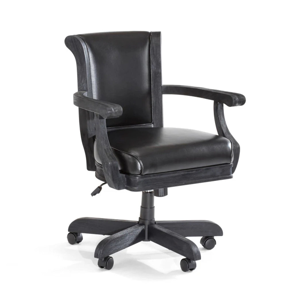 Brunswick Centennial Game Chair in Black Wire Brush - Home Bars SA