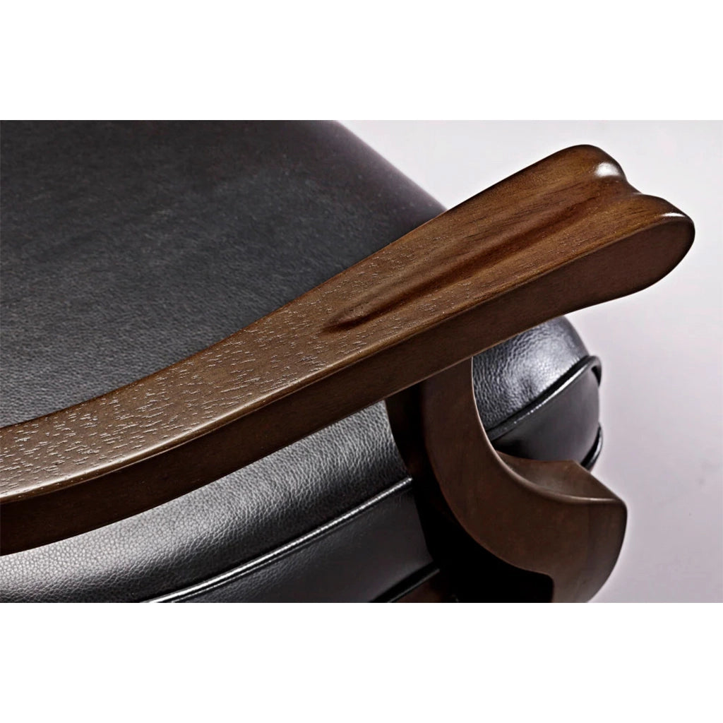 Brunswick Centennial Game Chair in Espresso armrest details - Home Bars USA