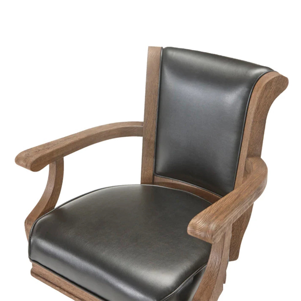 Brunswick Centennial Centennial Game Chair in Rustic Dark Brown backrest - Home Bars USA