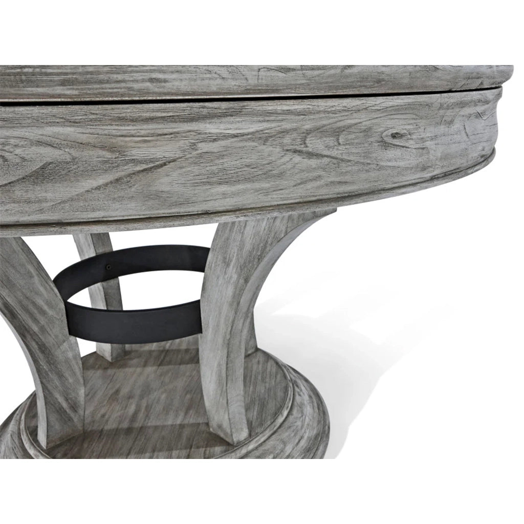 Brunswick Centennial Game Table in Rustic Grey side - Home Bars USA