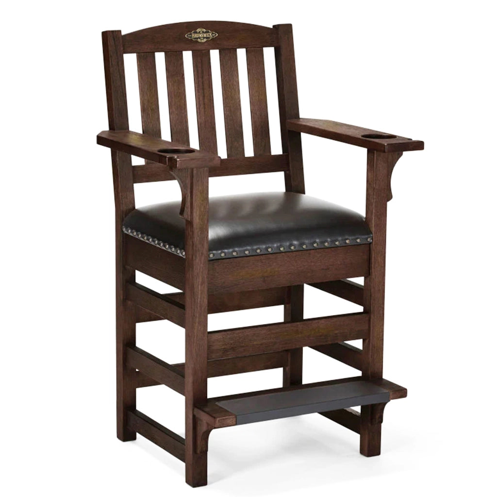 Brunswick Centennial Player's Chair in Espresso - Premier Clocks