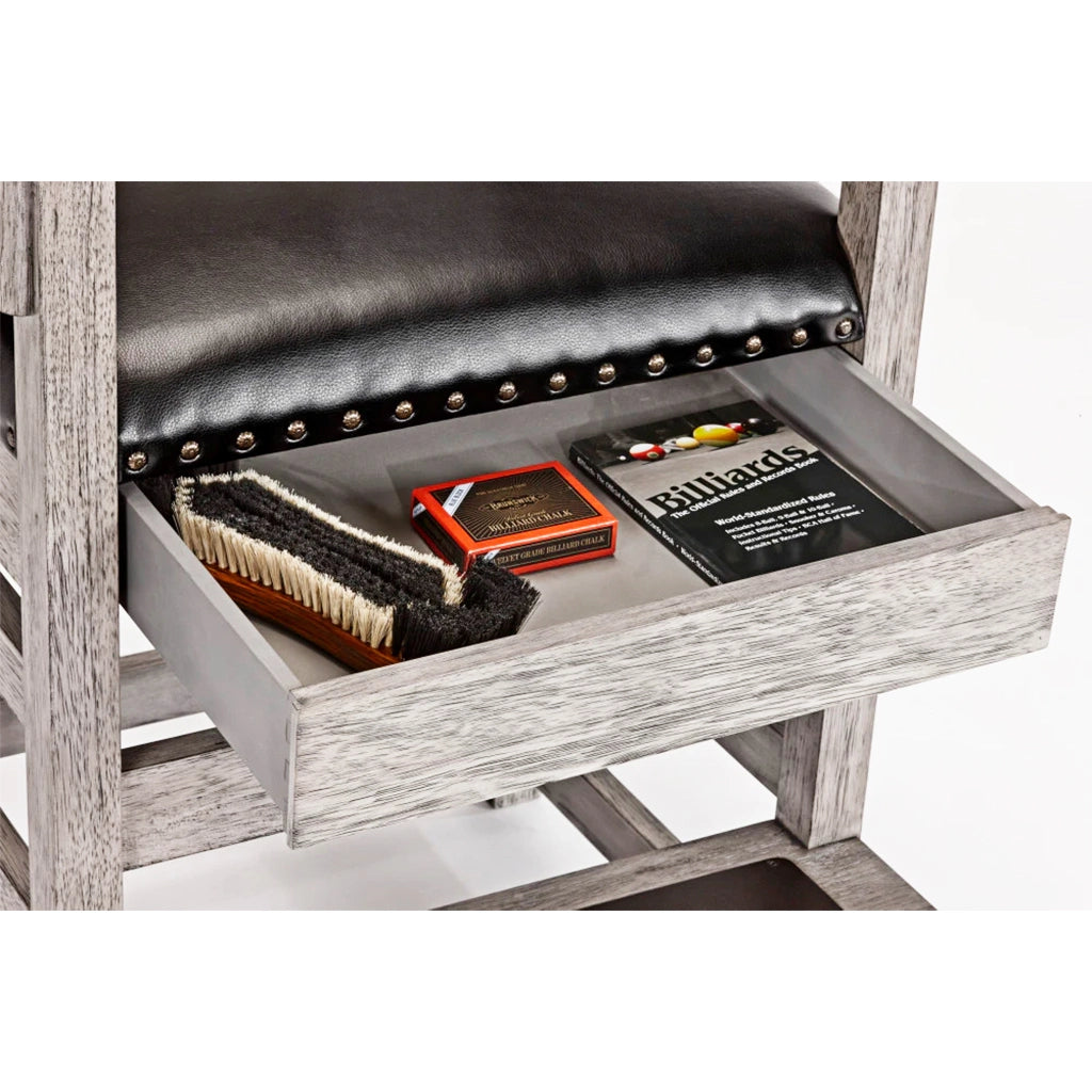 Brunswick Centennial Player's Chair in Rustic Grey - Home Bars USA