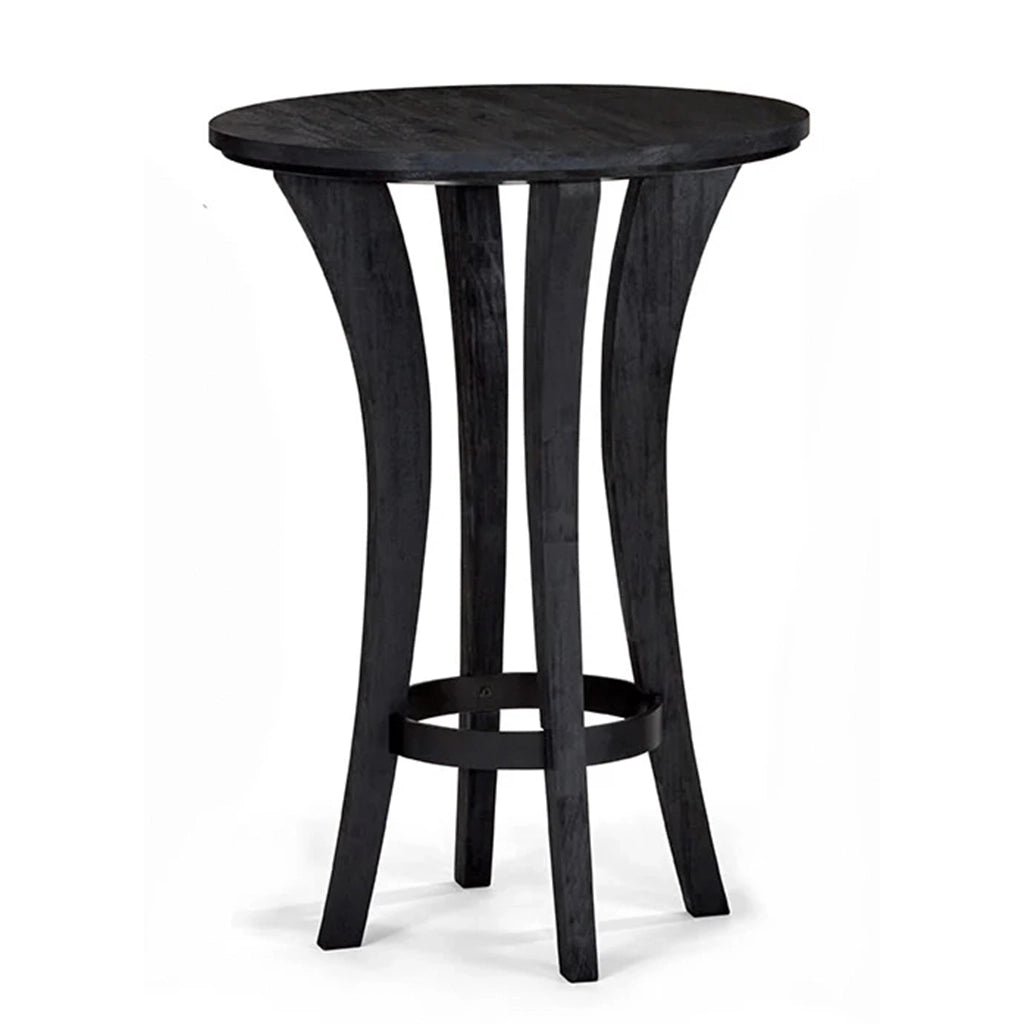 Brunswick Centennial Pub Table in Black Wire Brush - Home Bars USA