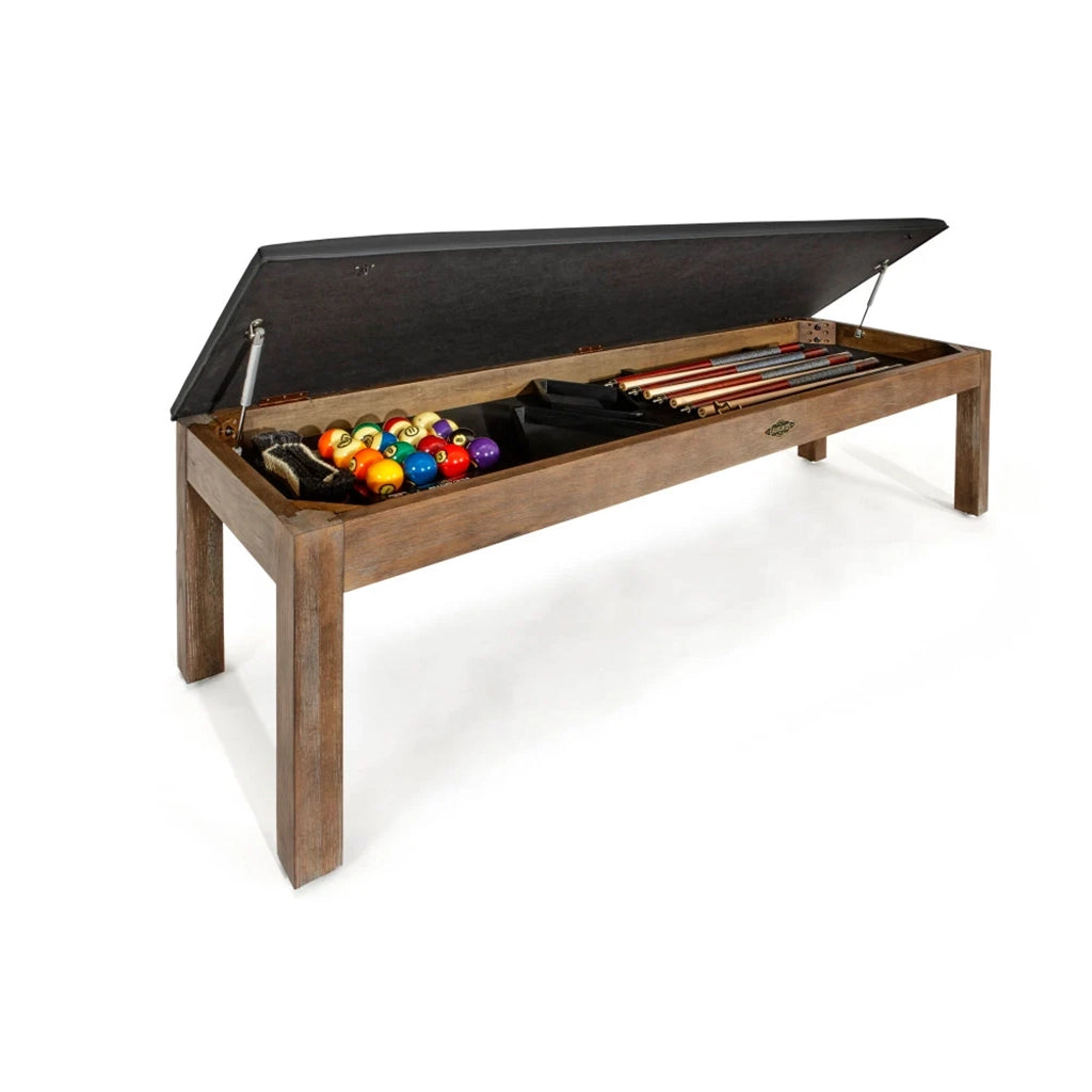 Brunswick Centennial Storage Bench in Nutmeg lift-up top - Home Bars USA