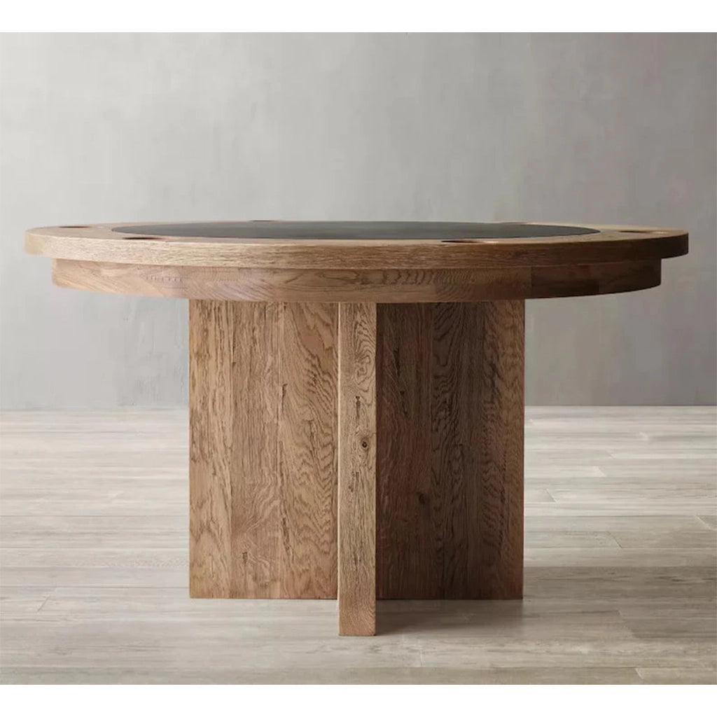 Brunswick Parsons Poker Table in Black side - Home Bars USA