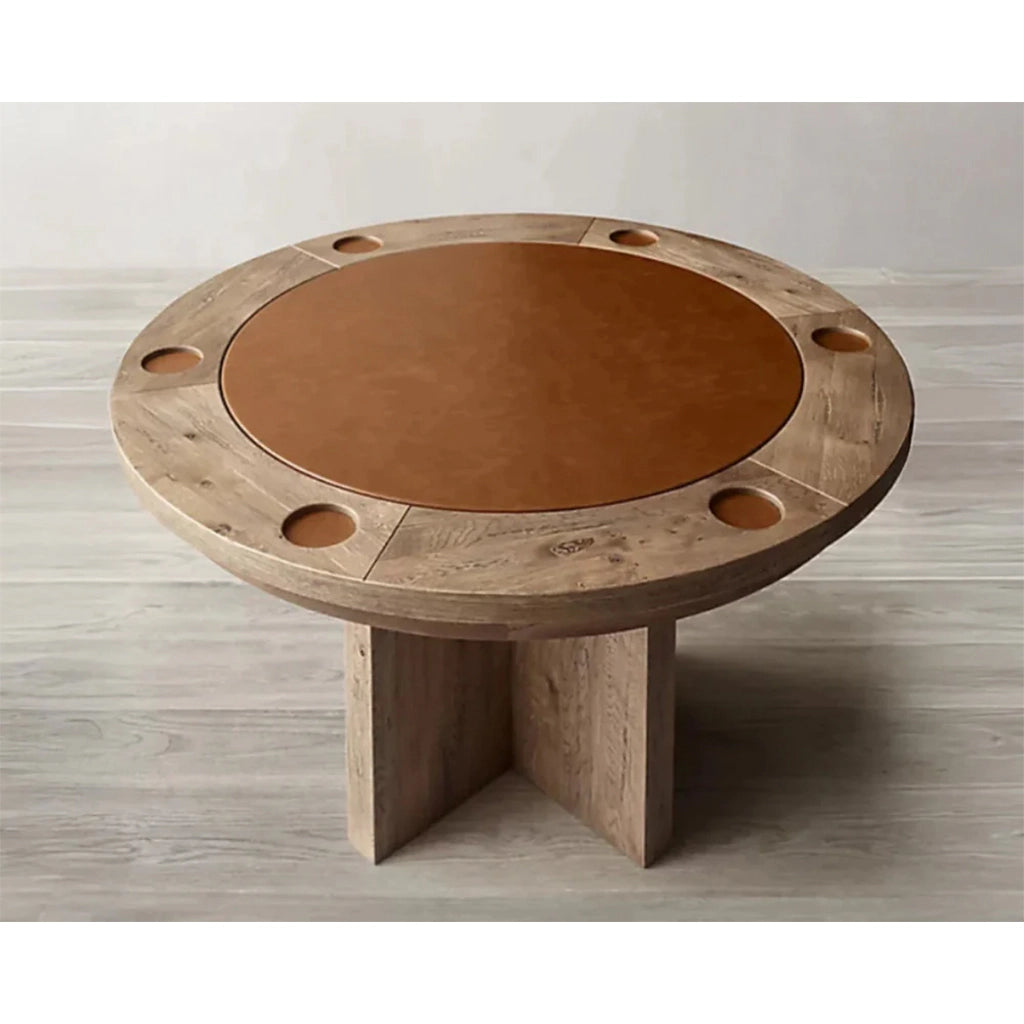 Brunswick Parsons Poker Table in Brown - Home Bars USA