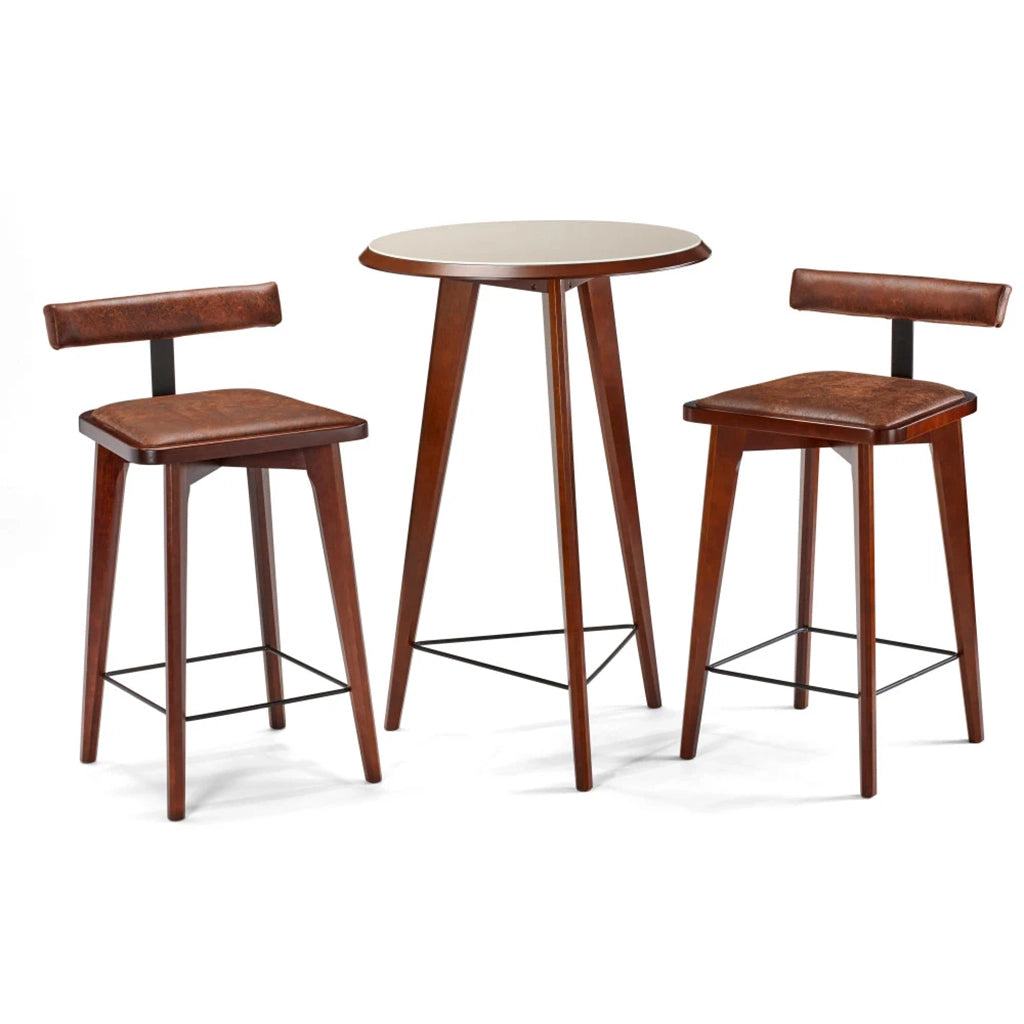 Brunswick Sao Bento Pub Table Set in Chestnut - Home Bars USA